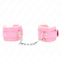 OKOVI ZA ZAPESTJE Kink Fur Lined Pink