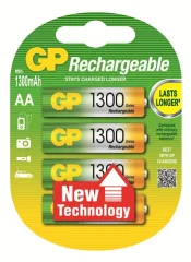 AA 1300 mAh Ni-Mh polnilna GP baterija (4 kosi)