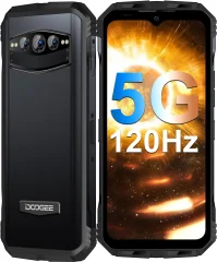 DOOGEE V30T 5G 20/256GB, črna pametni robustni telefon Android 12, 10800mAh