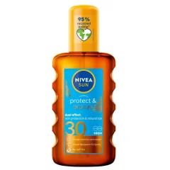 Nivea Sun Protect & Bronze zaščitno olje za sončenje SPF30, 200 ml