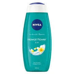 Nivea Gel za Prhanje z Oljem in Cvetnimi Esencami Hawaii, 500ml