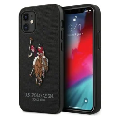 ZDA POLO ASSN. OVITEK ZA IPHONE 12 MINI, ČRN