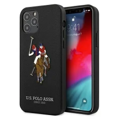 ZDA POLO ASSN. OVITEK ZA IPHONE 12 / 12 PRO ČRN