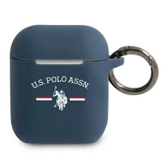 US POLO AIRPODS 1/2 ETUI NAVY NAVY OVITEK ZA APPLE AIRPODS