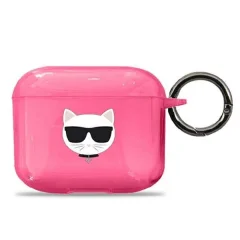 ETUI KARL LAGERFELD CHOUPETTE ZA AIRPODS 3 ROZA OVITEK