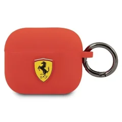 FERRARI SILIKONSKI OVITEK ZA AIRPODS 3 RDEČ OVITEK ZA SLUŠALKE