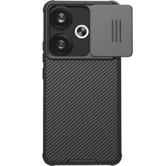 Elegantno Etui Nillkin CamShield Pro za Xiaomi Redmi Turbo 3 / Poco F6 - Črna