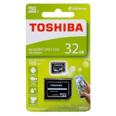 MICRO SD 32GB 100MB+ADAPT TOSHIBA