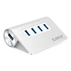 Orico M3H4-V1-SV USB 3.0 hub s 4 vhodi, brušen aluminij