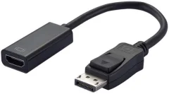 Adapter DisplayPort v HDMI, 0,15m, Ewent