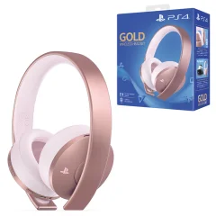 PLAYSTATION PS4 Rose-Gold brezžične gaming slušalke
