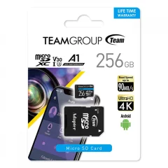 TEAMGROUP ELITE A1 256GB MICROSD UHS-I U3 90MB/s ANDROID spominska kartica