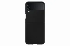 SAMSUNG GALAXY Z FLIP3 LEATHER COVER BLACK