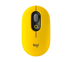 LOGITECH POP Mouse, brezžična miška, rumena