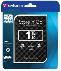 VERBATIM Store'n'Go 1TB USB 3.0 2,5'' črno-siv zunanji disk