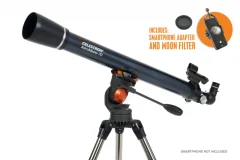 CELESTRON AstroMaster 70AZ Refractor with Phone Adapter & Moon Filt teleskop