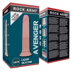 DILDO Rockarmy Liquid Silicone Avenger (19 cm)