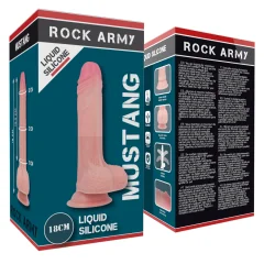 DILDO Rockarmy Liquid Silicone Mustang (18 cm)