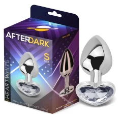 ANALNI ČEP After Dark Heart White (S)