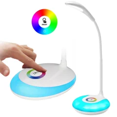 Moderna LED 256 RGB svetilka namizna USB touch