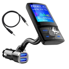 5V1 FM avto oddajnik SD bluetooth 2x USB polnilec 12-24V