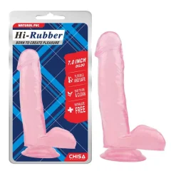 DILDO Chisa Hi-Rubber Pink 7