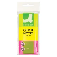 Post-it označevalci Quick tabs 38mmx51mm / 3 x  50 neon KF01224