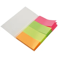 Post-it označevalci Quick tabs 20 x 50mm , 4 x 50l neon