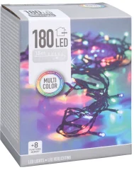 Novoletne lučke veriga 180 LED RGB 18m – 8 funkcij