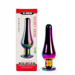 ANALNI ČEP X-MEN Secret Shine Rainbow Jewelled (S)