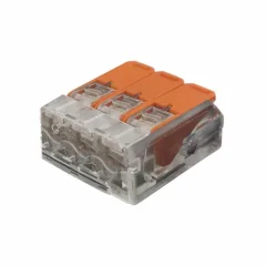 10x hitra sponka 3 pin 450V 32A 0.2-4mm2 trdi in mehki vodnik