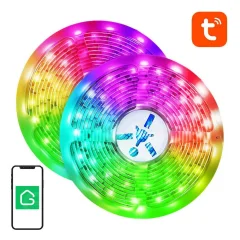 Pametni WiFi RGB LED svetlobni trak 10m Tuya Alexa Google assistant