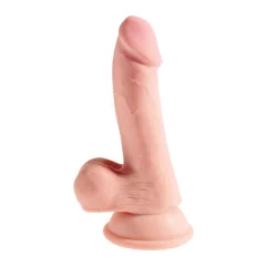 Dildo z modi "King Cock Plus Triple Density" - 17 cm (R21347)