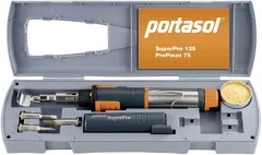 Portasol SuperPro Set plinski spajkalnik-komplet 625 °C 90 min vklj. piezo vžigalnik 5 kos